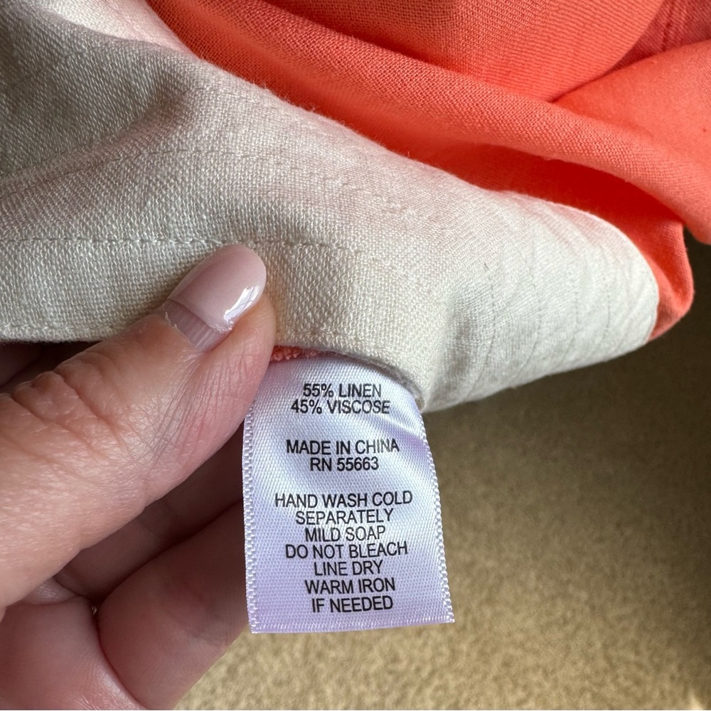 NWT Linen Blend Dress by For Cynthia - Picture 6 of 6